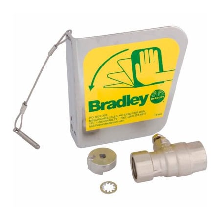Bradley Bradley S30-072 1/2" Ball Valve & Dust Cover Handle S30-072